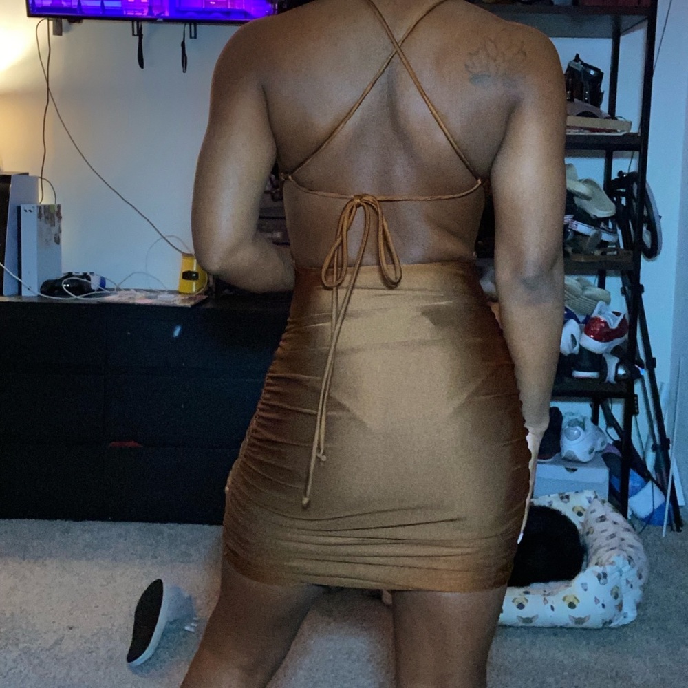 Brown Mini Dress size Small